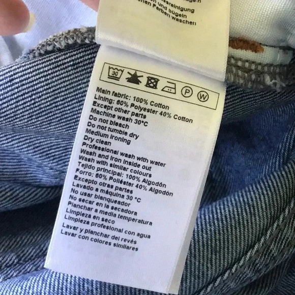 ba&sh Eugene blue jeans high waist wide leg belted Excellent Size 6 US - Picture 6 of 9